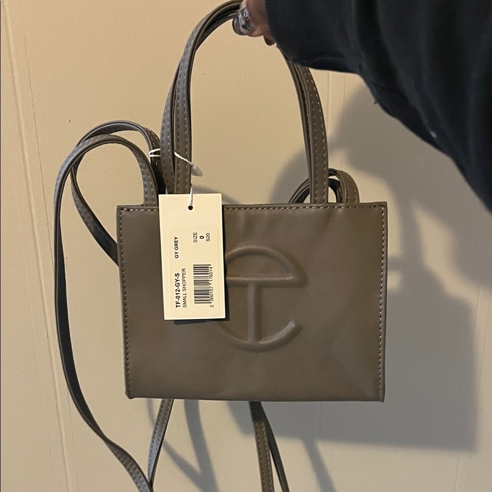 Telfar Small Shopper Bag in Grey